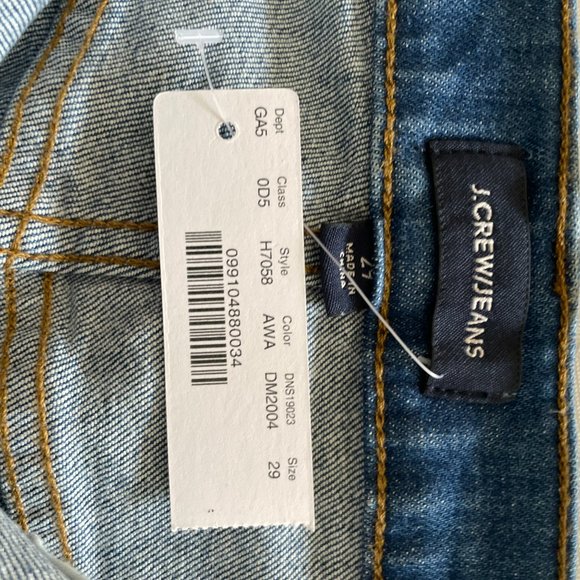 J Crew Denim Skirt with Buttons NEW Size 29 - Picture 7 of 9